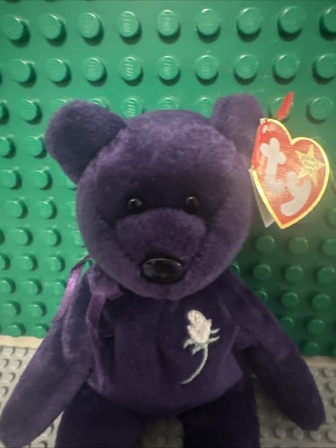 TY Beanie Baby - PRINZESSIN Diana Bär (PVC Pellets - Made in China - 1997) neu mit Etikett - Bild 3 von 18