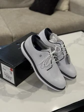 New Men's Footjoy Traditions Blucher Golf Shoes - White - 57938