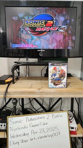 Sonic Adventure 2 Battle (GameCube, 2004) CIB w/ Reg Card VGC Tested! FREE SHIP! - Picture 14 of 24