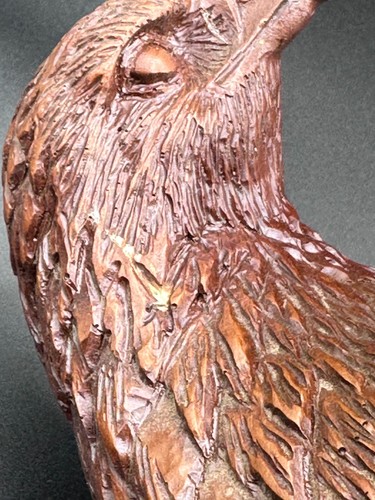 Red Mill Adler Skulptur 21" große Harz Pekannuss Muschel Statue - Vintage Sammlerstück - Bild 10 von 10