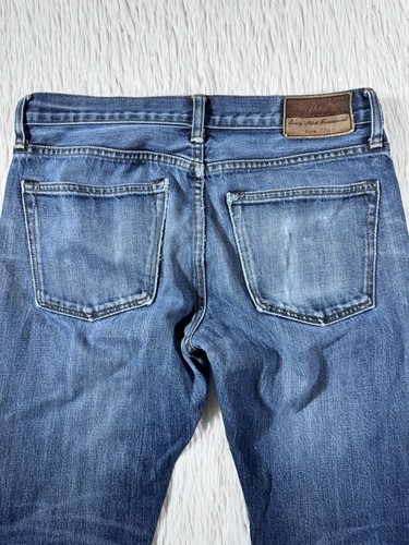 J.CREW Medium Wash Stil 770 gerade Passform Stretch Denim Herrenjeans Größe 30 x 30 - Bild 22 von 24