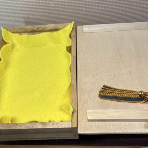 Akamagaki Inkstone by Shoryuzan, Bamboo Motif, 1.5kg, Unused w/ Signed Box - Picture 18 of 20