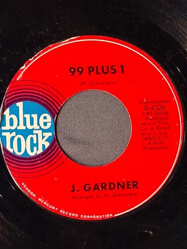 northern soul   J. GARDNER   Mustard Greens / 99 Plus 1   BLUE ROCK 4026   M- - Picture 2 of 2