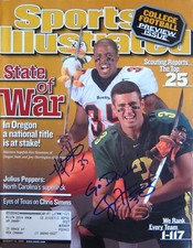 Joey Harrington Ken Simonton - Oregon - Autographed Sports Illustrated - 8/13/01