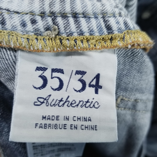 Tommy Bahama Jeans Mens 35x34 Blue Straight Dark Wash Preppy Mid Rise - Picture 5 of 10