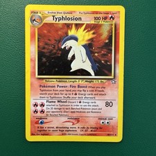 Pokemon Neo Genesis Typhlosion Card 18/111 Holo Rare