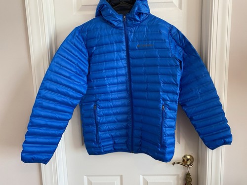 Columbia Men's Blue Puff Full zip Lightweight Coat Size Medium - Picture 1 of 5