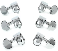 Grover Roto-Grip Locking Rotomatic Tuners - 3+3 - Chrome