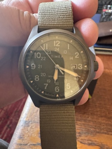 Timex Stainless Steel Sapphire Crystal Glass Solar Powered Watch - Picture 2 of 13