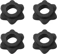 CALIDAKA 4pcs Spinlock Collars, Dumbbell Hex Nut, Rod 1 Inch... 