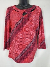 New York Company Blouse Women's Size Medium Long Sleeve