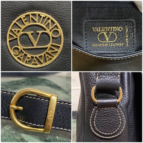 Valentino Vhtf Model Garavani Leather Shoulder Bag Vintage Limited Edition Desig - Picture 11 of 12