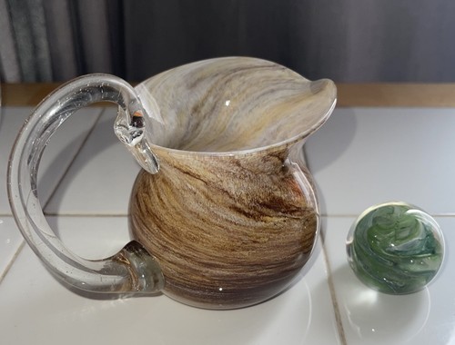 Vintage Alum Bay Glass Jug & Paperweight Hand Blown Isle of Wight - Picture 2 of 4