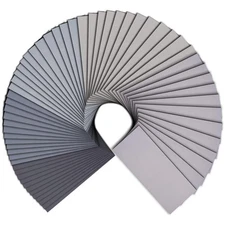 AUSTOR 60 Pieces Wet and Dry Sandpaper Assortment Fine 9 x 3.6 Inch, Grey 