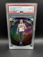 2024 Select WWE CM Punk Color Wheel PSA 10 #10