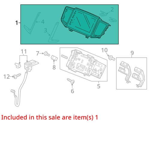 Audio Equipment Radio Display Screen Dash US Market Fits 16-20 PILOT 2987995 - Picture 3 of 14