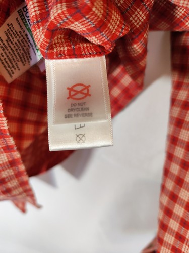 ExOfficio Buzz Off Camicia Scudo Insetti L Grande Texture Manica Lunga Rosso Ventilato - Foto 11 di 17
