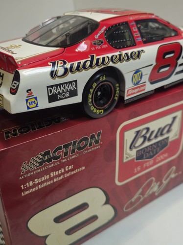 DALE EARNHARDT JR 2004 B.O.D. 15 FEB 2004 Action 1/18 Nascar Diecast AUTOGRAPHED - Picture 4 of 11
