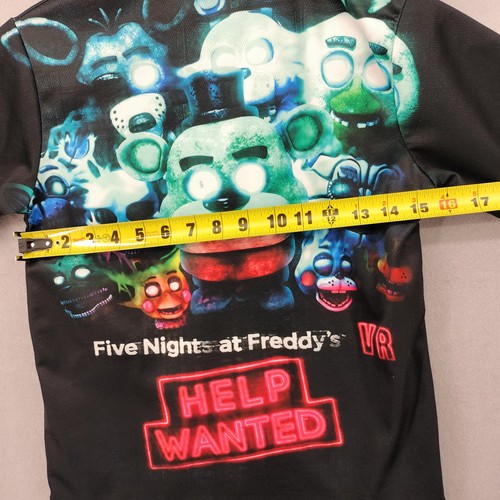 FNAF Youth Boys Girls Graphic T-Shirt Crew Neck Short Sleeve Tops Glows Size S - Picture 3 of 4