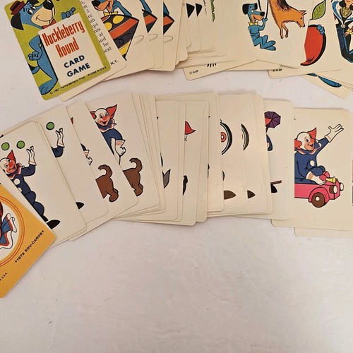 Vintage Huckleberry Hound Bozo Clown Ed-U-Cards 60er 70er Ephemera Junk Journals - Bild 6 von 7