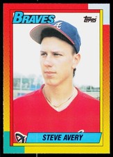 Steve Avery, 1990 Topps Traded, #4T, Atlanta Braves,