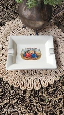 La Aroma De Cuba Vintage Ceramic Cigar  Ashtray  7 1/2× 6 1/2 "