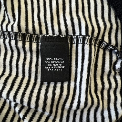 PREMISE DAMEN KURZÄRMELIGES RUNDHALSAUSSCHNITT SHIRT - SCHWARZ WEISSE GESTREIFT - LARGE - GEBRAUCHT, IN EINWANDFREIEM ZUSTAND - Bild 7 von 9