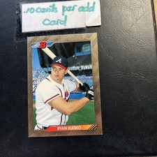 55b #623 Ryan Klesko Atlanta Braves 1992 Bowman
