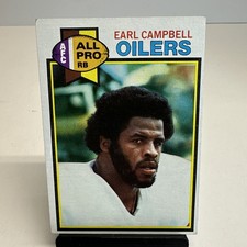 1979 Topps EARL CAMPBELL #390 Rookie Card RC Houston Oilers Card