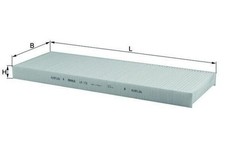 MAHLE Innenraumfilter LA 118 Pollenfilter für FORD TRANSIT Kasten (FA )