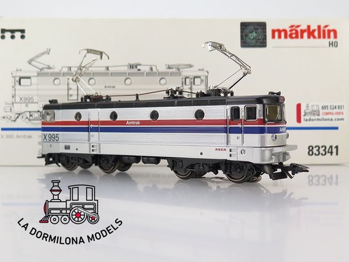 RR933 H0 ~AC DIGITAL MÄRKLIN 83341 Elektrische Lokomotive Prototyp der Amtrak X9