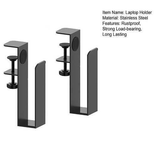 Laptop Organizer Rack Laptop Storage Stand Laptop Mount Organizer with for Desk - Zdjęcie 7 z 10