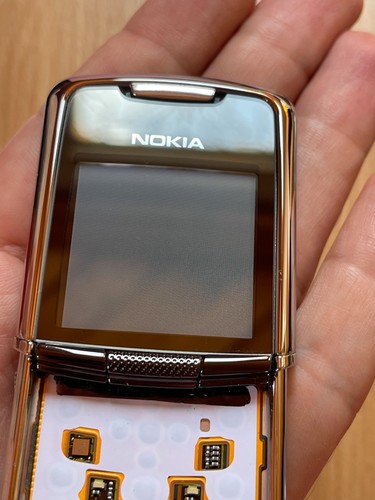 Display Nokia 8800 nuovo vecchio stock originale + vetro + cornice centrale - Foto 2 di 8