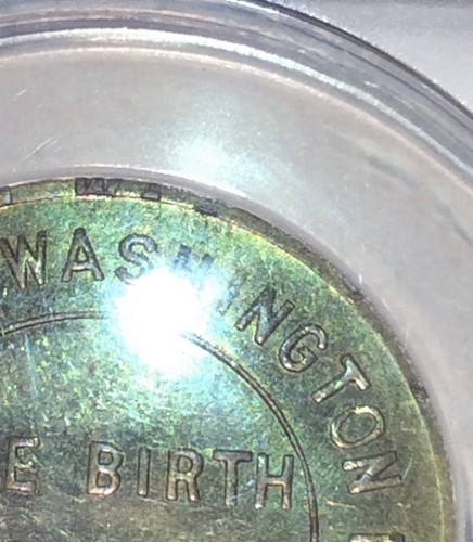 Triple Struck ANACS 1939 Washington Fair Token Coin- Only Known One Exist- Pop 1 - Picture 8 of 12