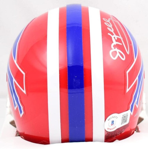 Jim Kelly Thurman Thomas Signed Buffalo Bills 87-01 Mini Helmet-Beckett W Holo - Picture 11 of 11