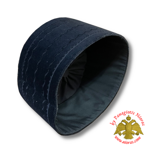 Sombrero de Clérigo Ortodoxo Skoufia Terciopelo Hecho por Taylor Ortodoxo Birett Hut - Imagen 3 de 3