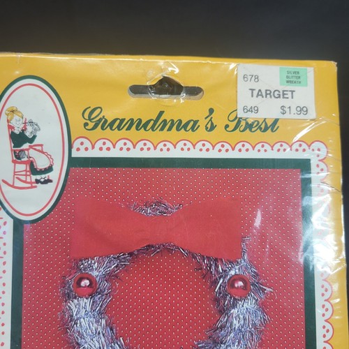 Mini ghirlanda natalizia della nonna vintage kit artigianale #11085 - Foto 4 di 10
