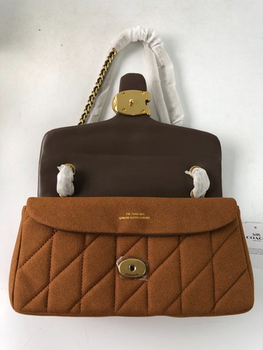 COACH CW620 tabby shoulderbag 26/quilted handbag light brown brushed cow leather - Picture 4 of 10