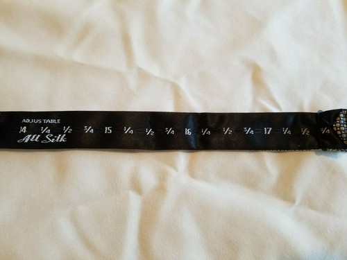 The Men's Store Bloomingdales Men's Adjustable Professional Bow Tie MSRP $49.50 - Picture 3 of 3