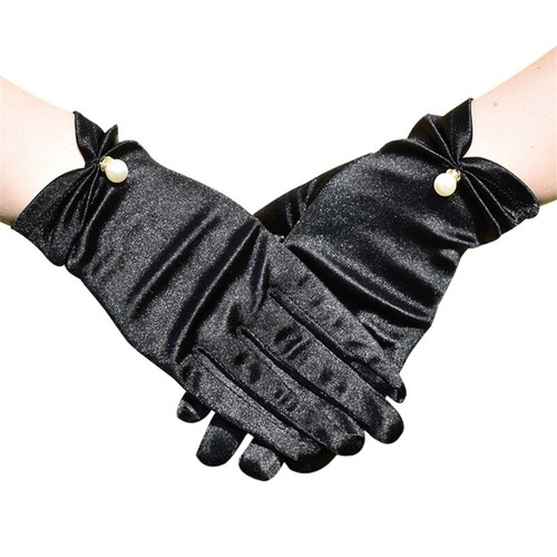1pair Multipurpose Satins Gloves Comfortable Satins Mittens Soft Touch Gloves - Picture 10 of 10