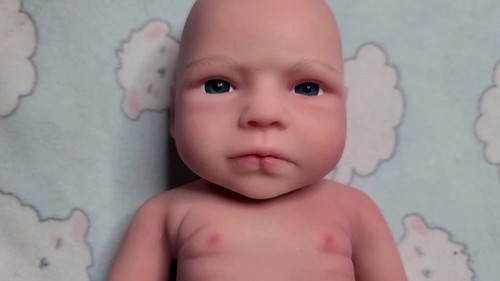 COSDOLL 18'' Realistic Newborn Girl Doll Reborn Full Silicone Flexible Skin Doll - Video 1 of 1