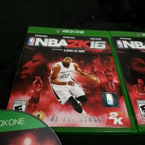NBA 2K16 Microsoft Xbox One All 3 Different covers Complete Curry Davis Harden - Picture 6 of 6