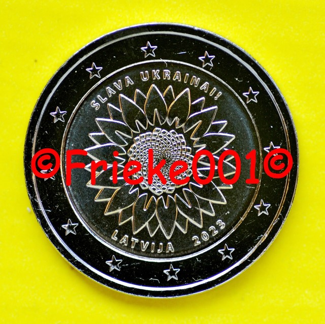 Letland - Lettonie - 2 euro 2023 comm.(Slava Oekraïne) Letland - Lettonie - 2 euro 2023 comm.(Slava Oekraïne)