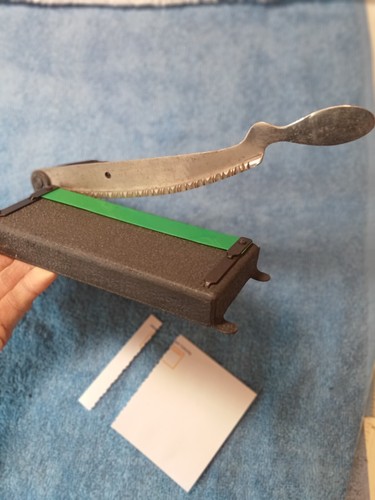 Vintage Soviet Paper Cutter, Guillotine for Photos Sharp, USSR,working - Photo 13/14