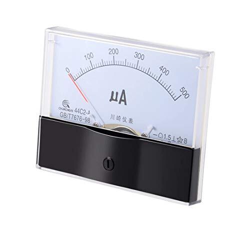 DC 0-500uA Analog Current Panel 44C2-A Ammeter Gauge Meter 2.5 DC500uA - Bild 3 von 5