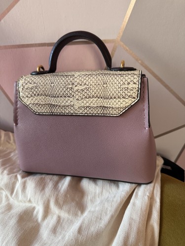 Womens Mulberry Micro Seaton Bag Beautiful Powder Pink And Animal Print Vgc - Picture 14 of 16