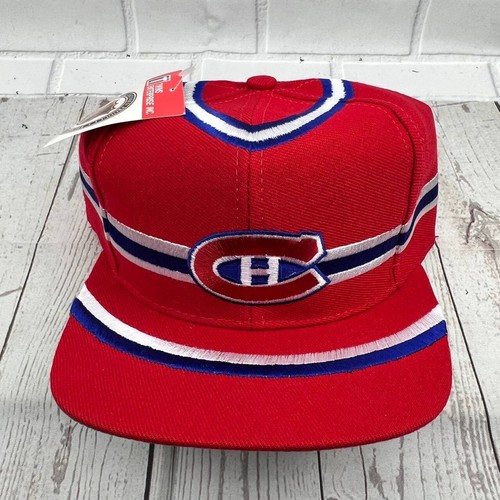 Vintage Montreal Canadiens NHL Jersey Twins Enterprise Hat Snapback Cap Neu Herren - Bild 1 von 7