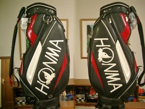 Honma-60Th-Anniversary-Model-Synthetic-Leather-Carbon-Pattern-Black-Off-Red