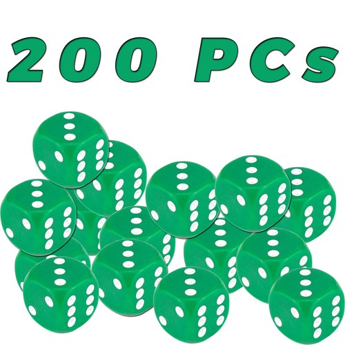 Dados puntuales de seis lados D6 10 mm 16 mm RPG opacos para juegos de mesa Ludo Monopoly 50-200 - Imagen 17 de 37