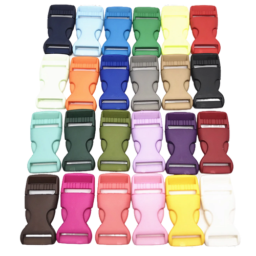 Plastic Nylon Side Release Buckles 25 Colors 15/20/25/30mm For Webbing Straps - Picture 4 of 37
